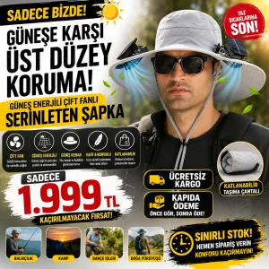 SOLAR FANLI ŞAPKA